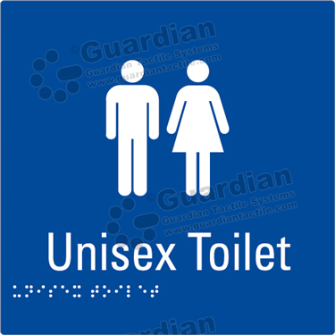 Product photo: Unisex Toilet in Blue (180x180mm) [GBS-02UT-BL-NB]