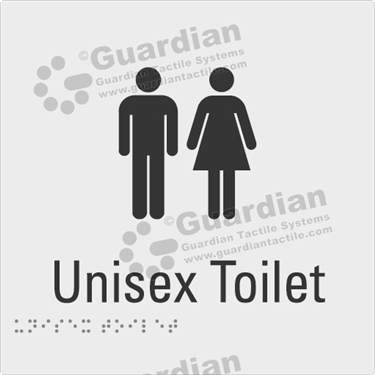 Product photo: Unisex Toilet in Silver (180x180mm) [GBS-02UT-SV-NB]