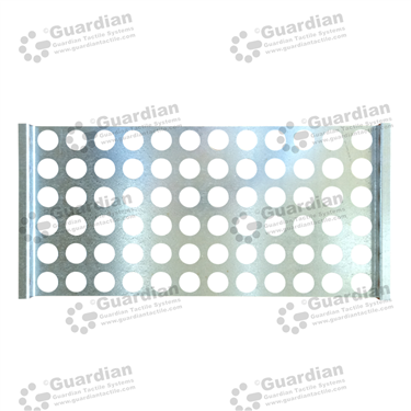 Product photo: Warning Tactile Positioning Template B (600x300x35mm Hole) - Galvanised [GTSTPTB-W600GALV]