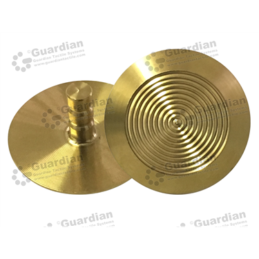 Product photo: 316 Warning Tactile with Gold PVD Coating (6x15mm stem) [GTS615-PVDGD]