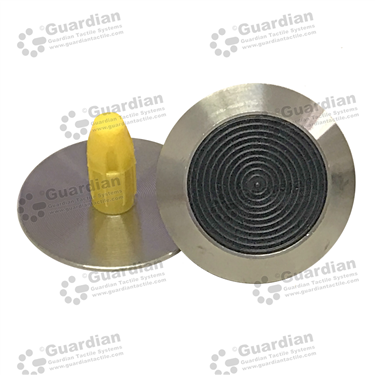 Product photo: 316 Warning Tactile with Black TPU and Plug (8.5x18mm plug) [GTS818P-316TPUBK]