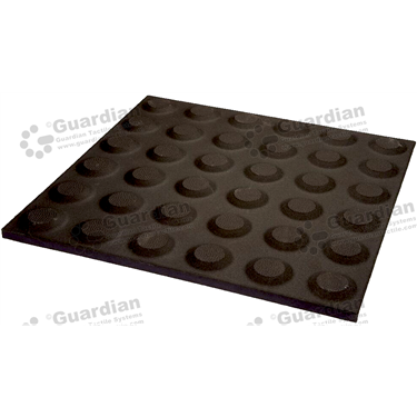Product photo: Ceramic Warning Tactile (300x300mm) - Black [box of 11] [GTI-01CMW-3BK]