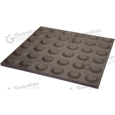 Product photo: Ceramic Warning Tactile (300x300mm) - Charcoal [box of 11] [GTI-01CMW-3CH]