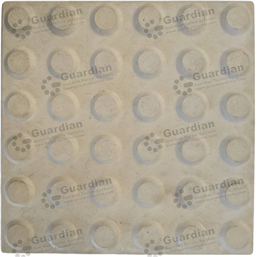 Product photo: Concrete Warning Tactile (300x300x60mm) - Smooth Ivory [GTI-01CW-36SIV]