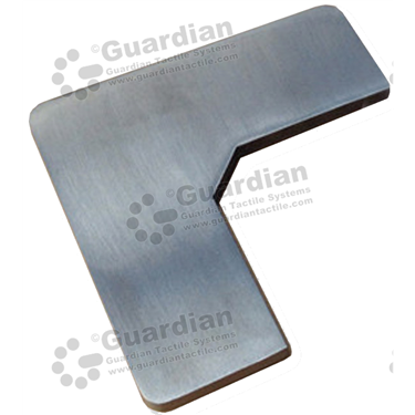 Product photo: Skateboard Deterrent Wedge - Stainless Steel [GSD-01WDG-316]
