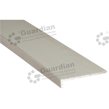 Aluminium Corrugated Slimline in Silver (10x50mm) [GSN-02COR-SV]