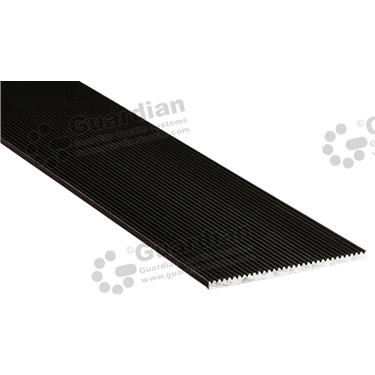 Aluminium Corrugated Strip in Black (3x50mm) [GSN-02COS-BK]