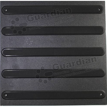 Product photo: TPU Directional Tactile with Adhesive & Mechanical Fixings (300x300mm) - Black [GTS3DSF-BK]