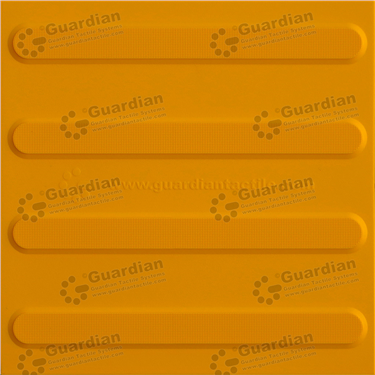Product photo: TPU Directional Tactile with Butyl Adhesive (300x300mm) - Yellow [GTS3D-YL]