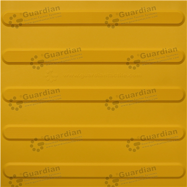 Product photo: TPU Directional Tactile with Butyl Adhesive (400x400mm) - Yellow [GTS4D-YL]